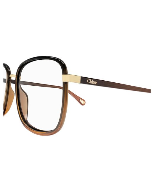 Chloé Black Ch0034O 011 Optical Frames Injected Transparent Squared