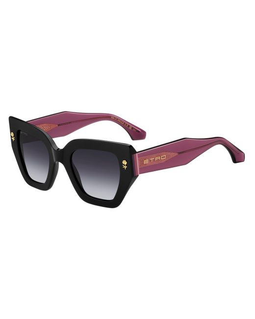 Etro Black 0010/S Hk8/9O Sunglasses Acetate Squared Normal Shaded