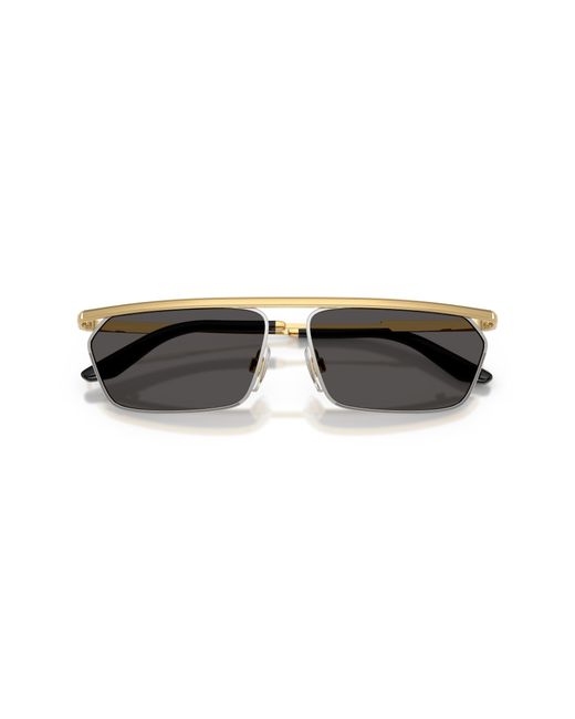 Dolce & Gabbana Black Dg2327 131387 Sunglasses Metal Squared Normal for men