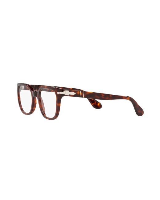 Persol Black Po3263V 24 Optical Frames Acetate Transparent Squared Normal