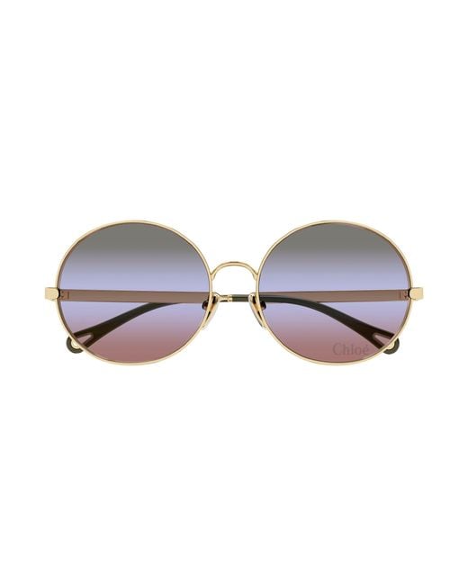 Chloé Black Ch0281S 004 Sunglasses Metal Round