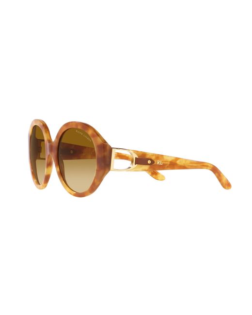 Ralph Lauren Black Rl8188Q 60832L Sunglasses Acetate Round Normal Nuanced