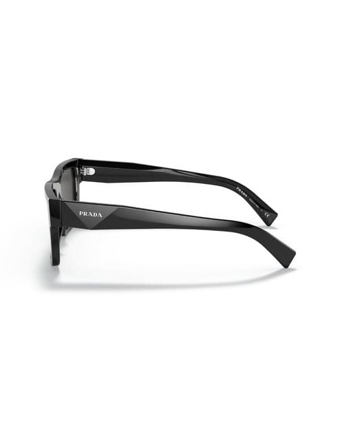 Prada Black Pr 19Ws 1Ab5S0 Sunglasses Acetate Squared Normal for men