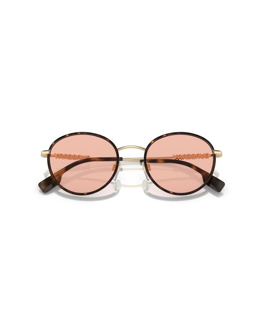 Burberry Black Be3148D 132284 Sunglasses Metal Round Normal