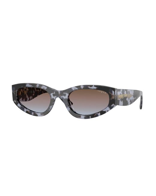 Vogue Eyewear Black Vo5585S 314748 Sunglasses Acetate Geometric Normal Shaded