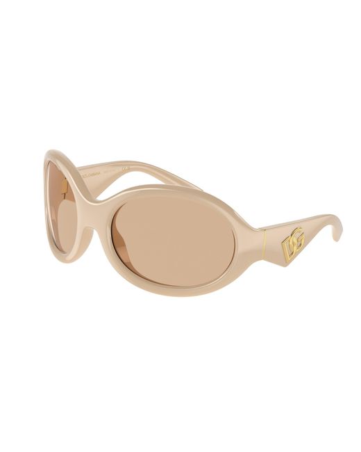 Dolce & Gabbana Black Dg6201 329273 Sunglasses Injected Round Normal