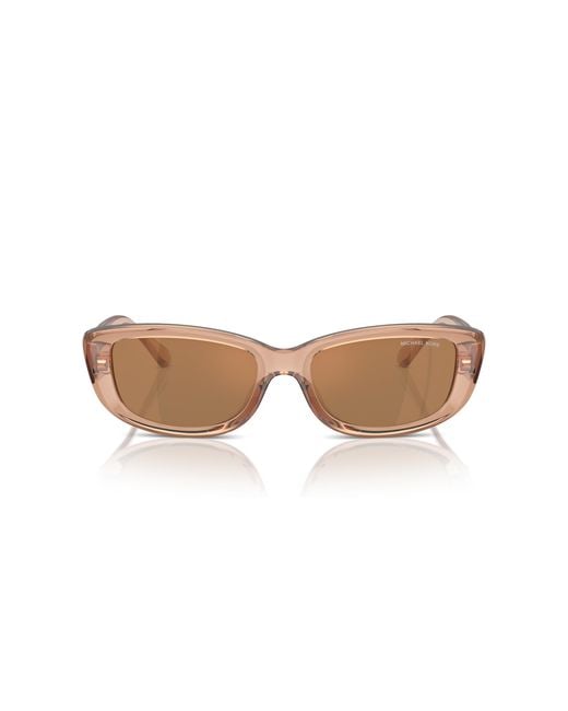 Michael Kors Black Mk2210U Asheville 3999/O Sunglasses Injected Squared Normal Mirror