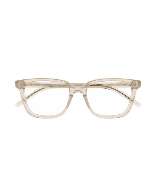 Saint Laurent Black Sl M110/F 003 Optical Frames Acetate Squared