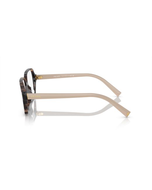 Prada Black Pr A02V 07R1O1 Optical Frames Acetate Pillow Normal