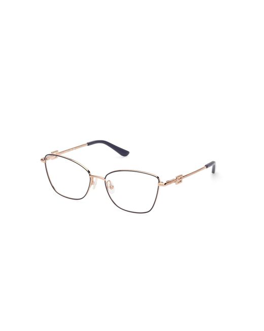 Guess Black Gu2974 020 Optical Frames Metal Cat Eye Normal
