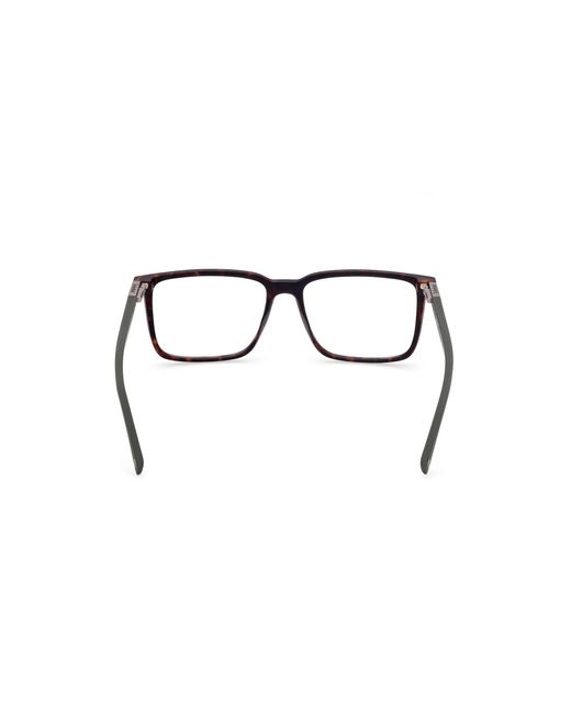 Timberland Black Tb1740 052 Optical Frames Injected Squared Normal for men
