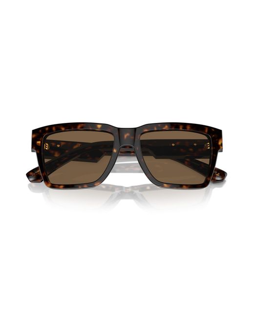 Dolce & Gabbana Black Dg4465 502/73 Sunglasses Acetate Pilot Normal for men