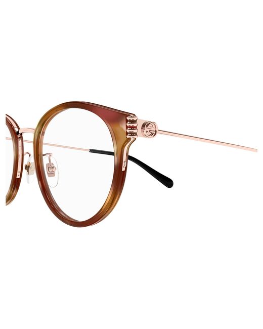 Gucci Black Gg1885Oa 004 Optical Frames Acetate Transparent Round