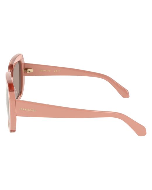 Ferragamo Black Sf2081S 668 Sunglasses Acetate Squared Normal