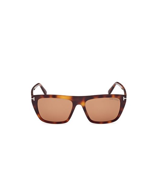 Tom Ford Black Ft1175 Aslan 53E Sunglasses Acetate Squared Normal for men