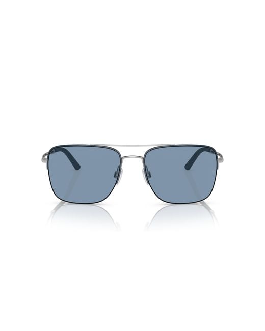 Oliver Peoples Black Ov1343S R-2 506380 Sunglasses Metal Pilot Normal for men