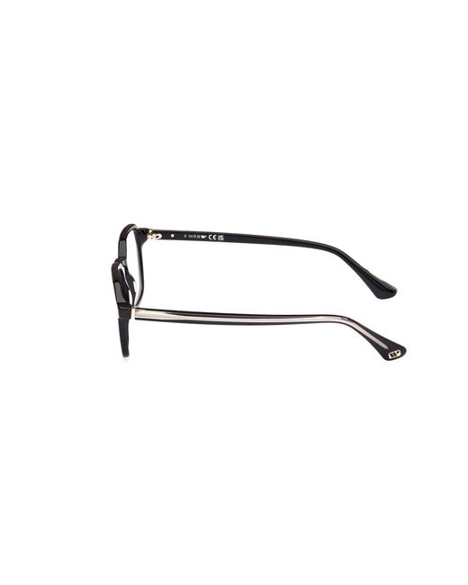 Web Black We5428 001 Optical Frames Acetate Geometric Normal for men