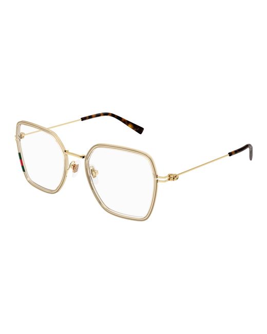 Gucci Black Gg1850O 003 Optical Frames Injected Transparent Squared