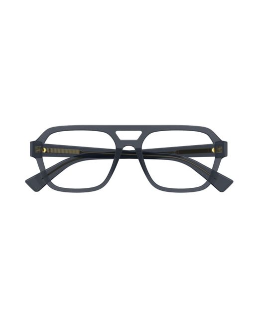 Bottega Veneta Black Bv1336Oa 003 Optical Frames Acetate Transparent Pilot for men