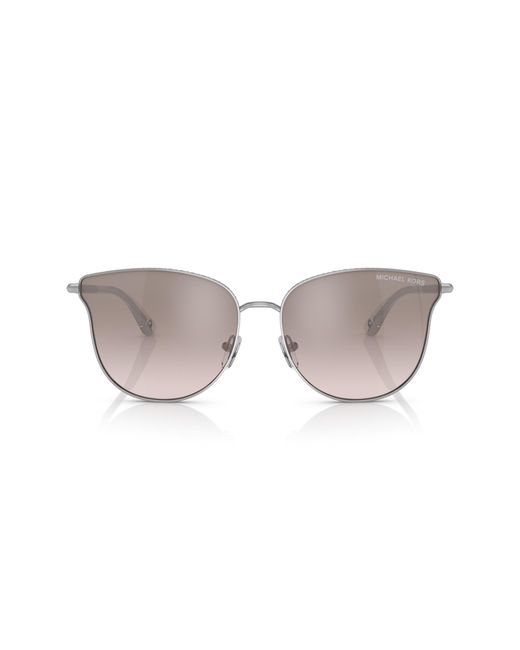 Michael Kors Black Mk1120 Salt Lake City 11538Z Sunglasses Metal Round Normal Shaded