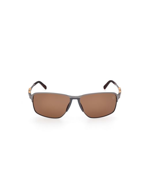 Timberland Black Tb00040 09H Sunglasses Metal Squared Polarized for men