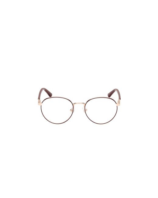 Guess Black Gu8274 032 Optical Frames Aluminum Round Normal