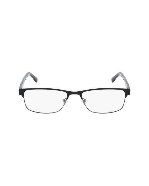 Lacoste Black L2217 001 Optical Frames Metal Squared Normal Photochromatic for men