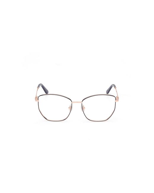 Guess Black Gu2825 020 Optical Frames Metal Squared Normal