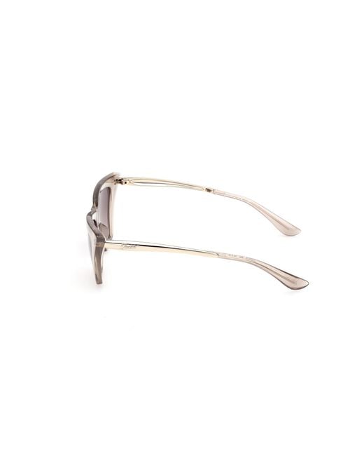 Guess Black Gu00310 59F Sunglasses Injected Cat Eye Normal