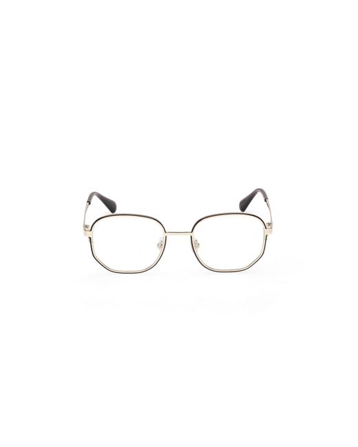 MAX&Co. Black Mo5196 032 Optical Frames Metal Geometric Normal