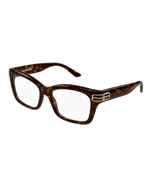 Balenciaga Black Bb0472O 002 Optical Frames Acetate Transparent Squared