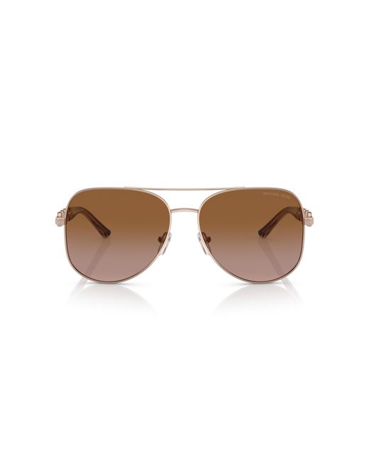 Michael Kors Black Mk1121 Chianti 110813 Sunglasses Metal Pilot Normal Shaded