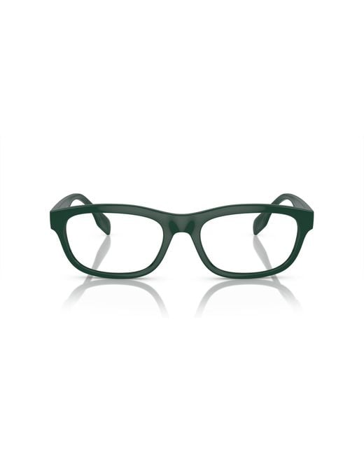 Burberry Black Be2385U 4038 Optical Frames Injected Transparent Geometric Normal for men