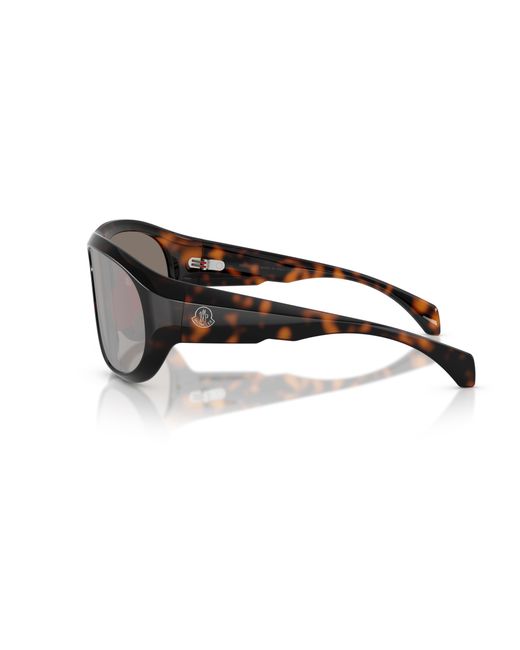 Moncler Black Me8013 Bleacher 50216G Sunglasses Injected Round Normal