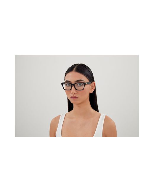 Gucci Black Gg1476Ok 001 Optical Frames Acetate Transparent Squared