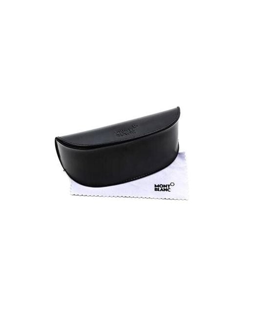 Montblanc Black Mb0220Oa 004 Optical Frames Metal Squared for men