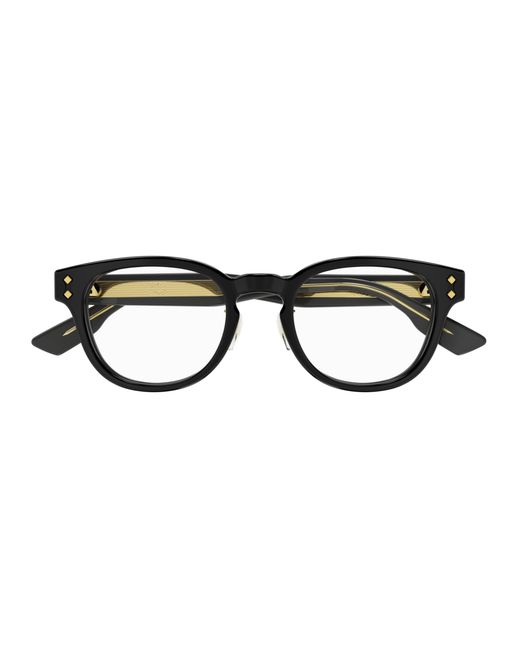 Gucci Black Gg1470Oj 001 Optical Frames Acetate Transparent Pantos for men