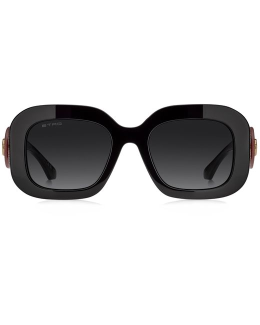 Etro Black 0141/G/S 807/9O Sunglasses Acetate Squared Normal Nuanced