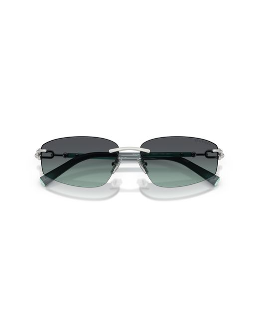 Tiffany & Co Black Tf3114 60012G Sunglasses Metal Geometric Normal Nuanced