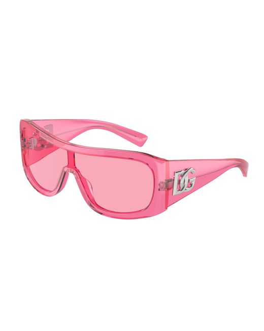 Dolce & Gabbana Pink Dg4454 314884 Sunglasses Acetate Squared Normal for men