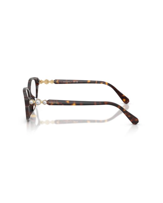 Swarovski Black Sk2058D 1002 Optical Frames Acetate Pantos Normal