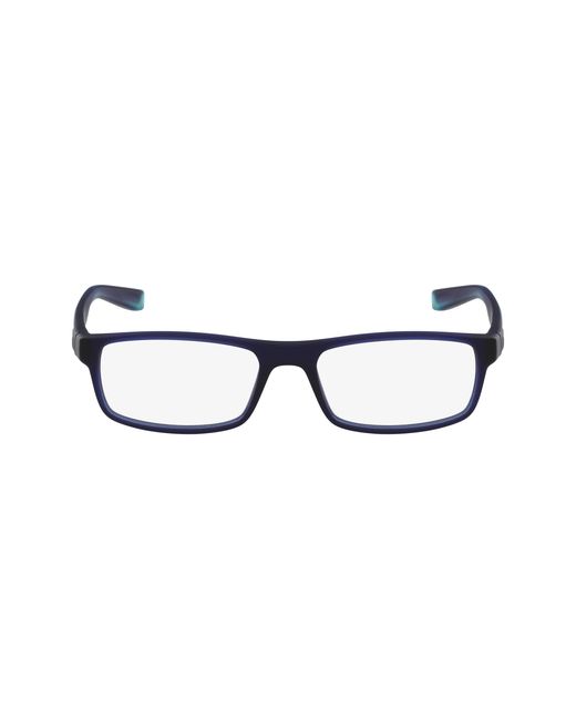 Nike Black 7090 411 Optical Frames Injected Squared Normal Photochromatic for men