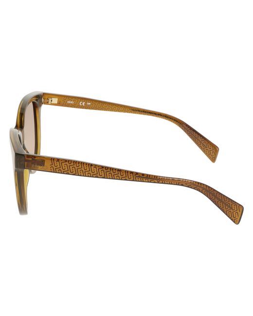 Liu Jo Black Lj825S 254 Sunglasses Bio-Injected Geometric Normal