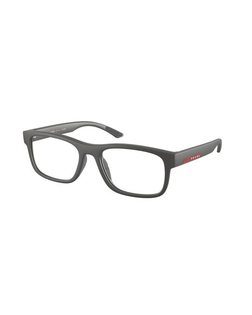 Prada Linea Rossa Black Ps 04Qv 16X1O1 Optical Frames Injected Squared Normal for men