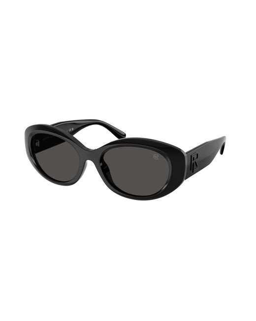 Ralph Lauren Black Rl8232U 500187 Sunglasses Injected Round Normal