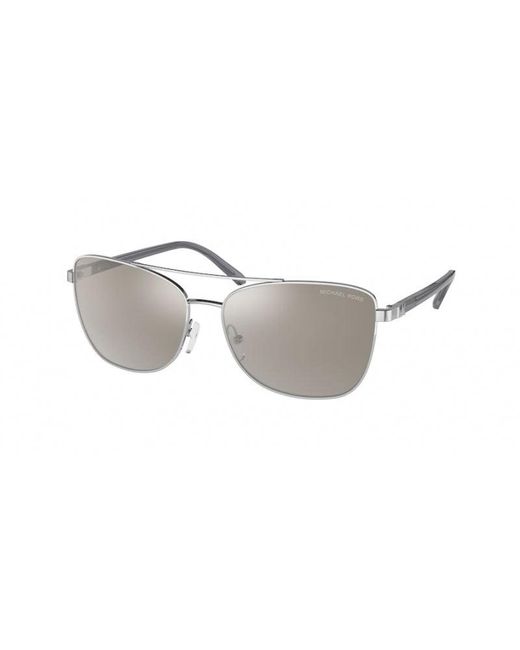 Michael Kors Gray Mk1096 Stratton 11536G Sunglasses Metal Pilot Mirror