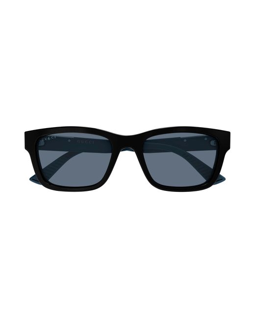 Gucci Black Gg2092Sa 003 Sunglasses Acetate Squared for men