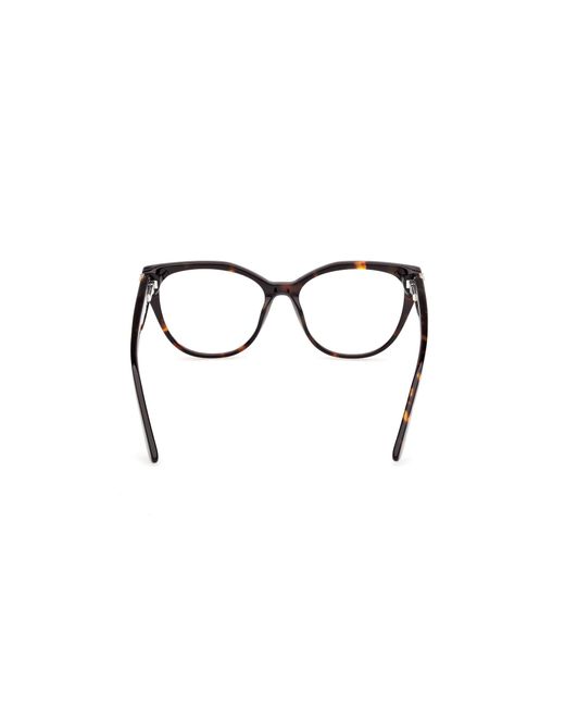 Guess Black Gm50061 52 Optical Frames Acetate Cat Eye Normal
