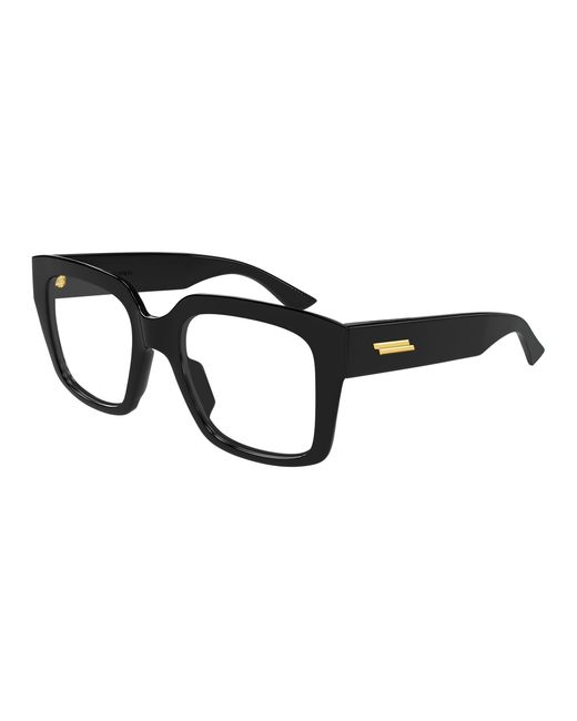 Bottega Veneta Black Bv1409O 001 Optical Frames Acetate Transparent Squared