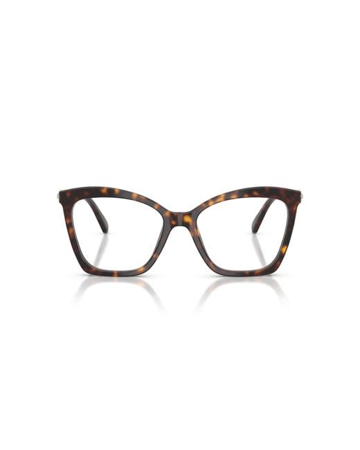Swarovski Black Sk2053 1002 Optical Frames Acetate Cat Eye Normal